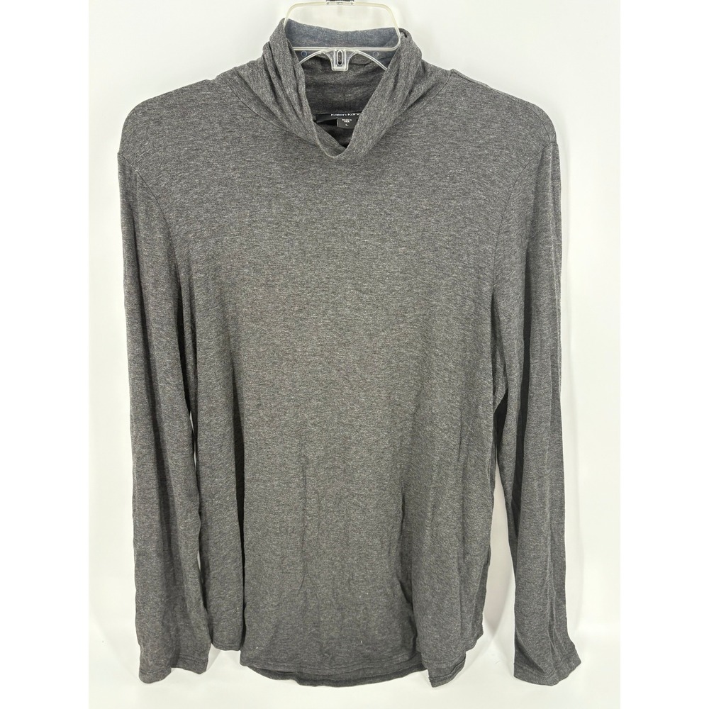Karen Kane Women's Gray Long Sleeve‎ Turtleneck Top Made in USA Size L